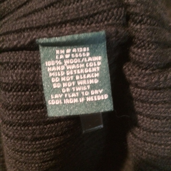 LRL women's L sleeveless stretchy 100% wool pullover sweater vest - Picture 5 of 5